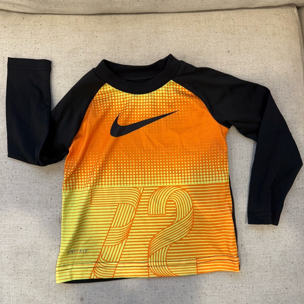Toddler Nike Dri-Fit Long Sleeve Soccer Shirt